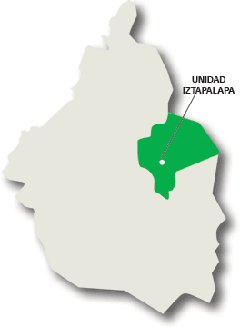 Ubicación Unidad Académica Iztapalapa en el D.F.